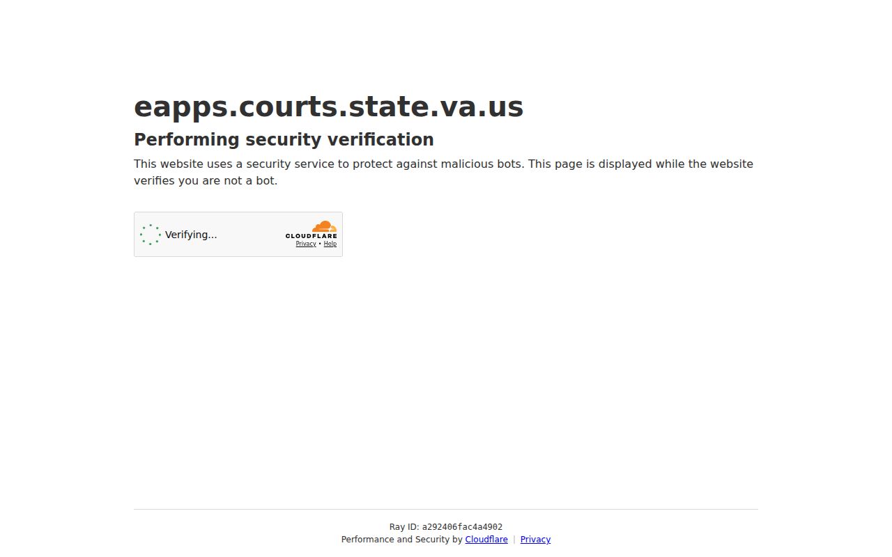 Dinwiddie County Circuit Court criminal case search
